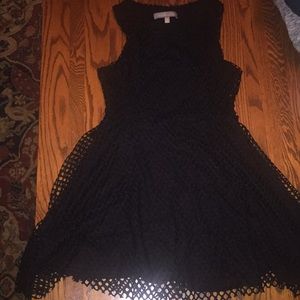 Black netted skater dress-Tj Maxx
